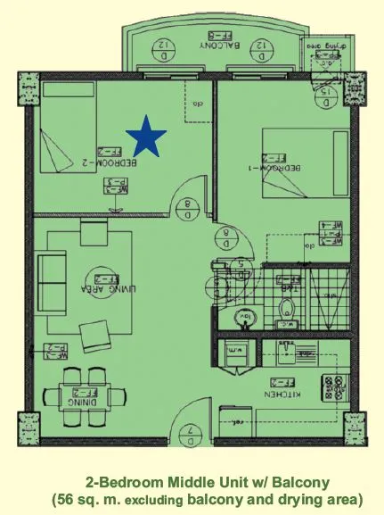 https://www.manilacondohub-smdc.com/images/properties/chateau/unit-layouts/04 - Seine Cluster - 2BR Middle with balcony (+56.00sqm).webp